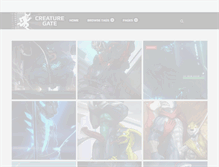 Tablet Screenshot of creaturegate.com